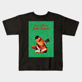 have a merry gritty christmas! Kids T-Shirt